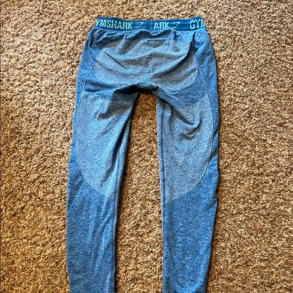 Gymshark Flex Blue Marl leggings medium - Picture 5 of 10